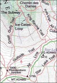 RMC Map of Randolph Valley and the Northern Peaks of the Presidential Range